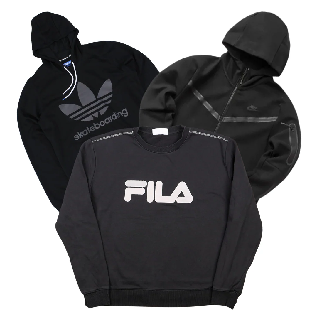 50x DYED BRANDED SWEATSHIRTS