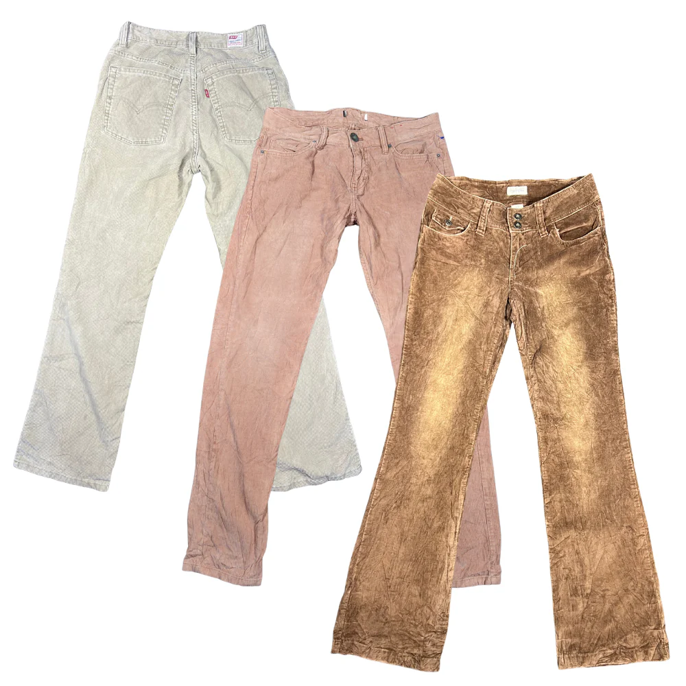 50x WOMEN'S CORDUROY TROUSERS